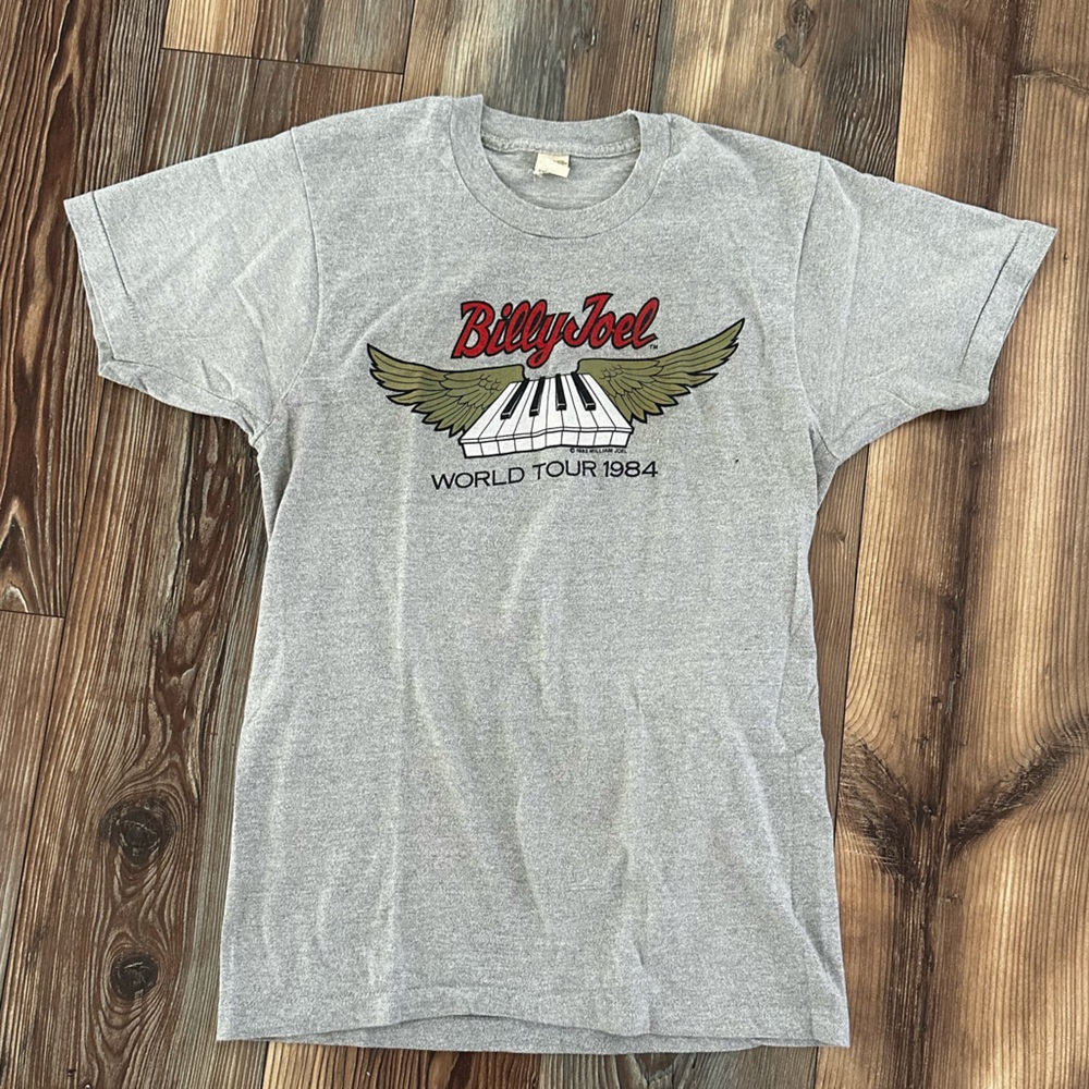 Vintage 1984 Billy Joel An Innocent Man Tour T-Shirt Size Large